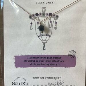 Soulku Black Onyx Necklace
